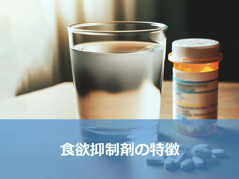 食欲抑制剤の特徴